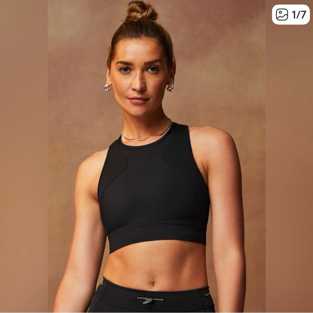 Women's Black Bungee High Impact Sports Bra